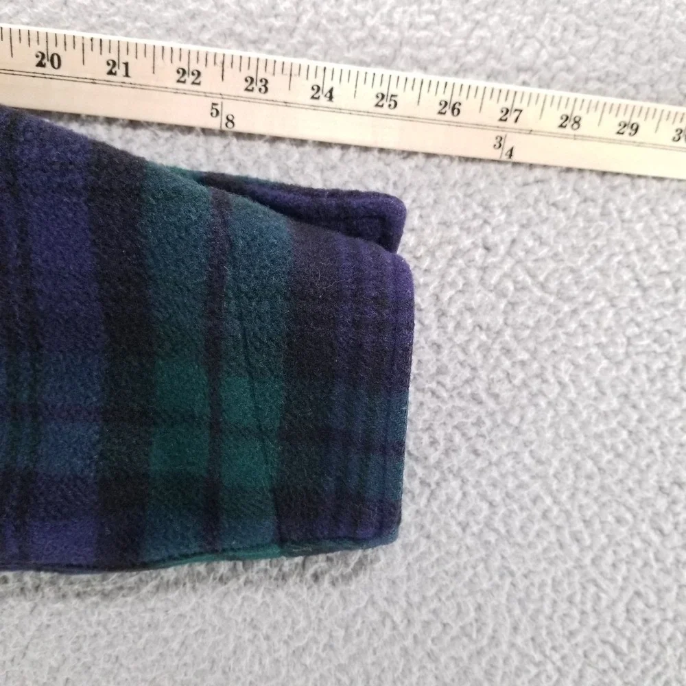 Polo Ralph Lauren Trucker Jacket Mens XL Blackwatch Tartan Wool Quilted Corduroy